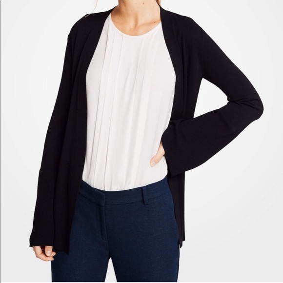 Ann Taylor Sweaters - Black Ann Taylor lantern sleeve cardigan new style